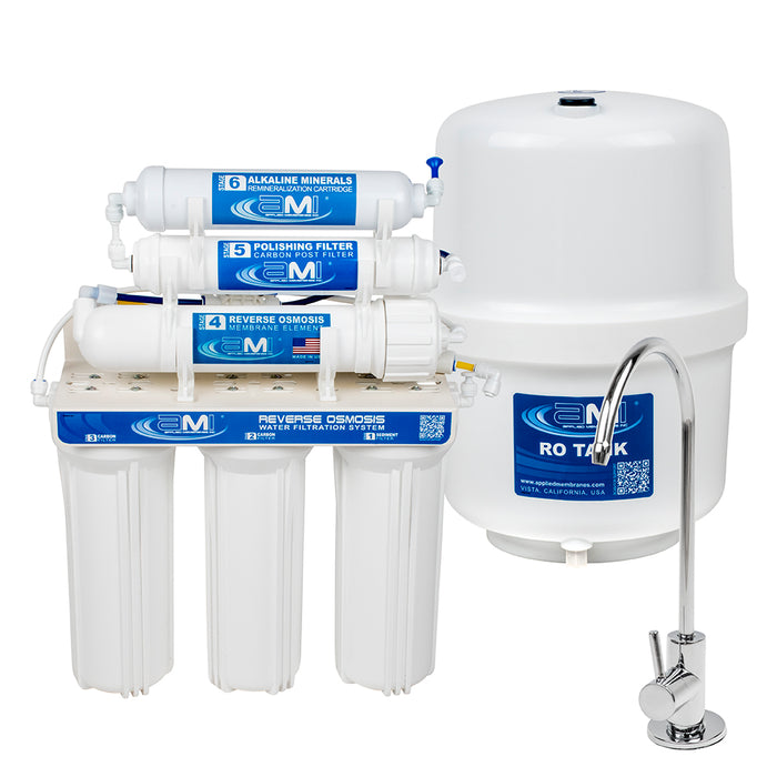 50 GPD RO System with Alkaline Minerals for Home Drinking Water