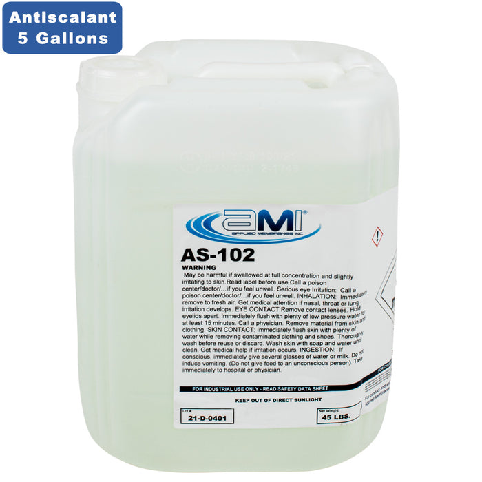 Antiscalant for RO Membrane Water Treatment Systems - Anti-scale Water Additive | 5 Gallon Container
