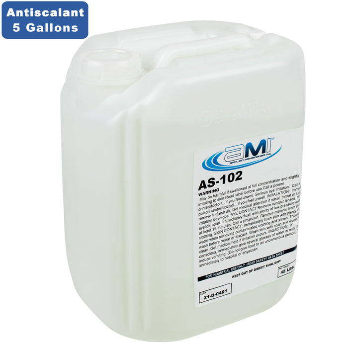 Antiscalant for RO Membrane Water Treatment Systems - Anti-scale Water Additive | 5 Gallon Container