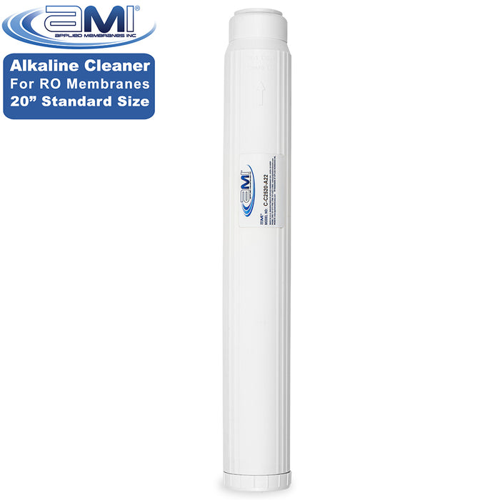 Alkaline RO Membrane Cleaning Cartridge | 20" Standard Size | High pH Membrane Cleaner for Organics