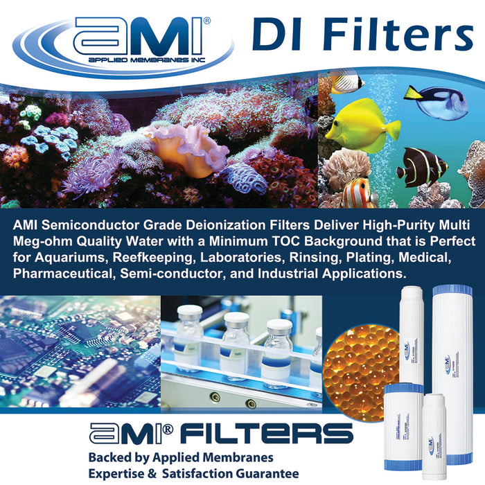 20" Standard | Deionization Filter Cartridge (DI Filter) | For High Purity Water