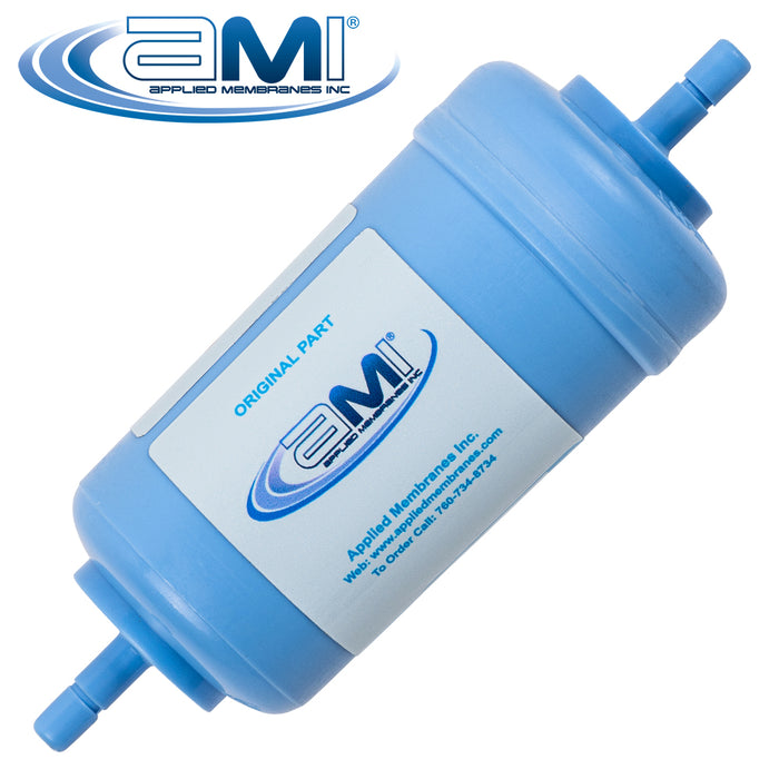 AMI In-Line Carbon Filter for Water Filtration | 2" Dia. x 3.5" Length |1/4" Stem