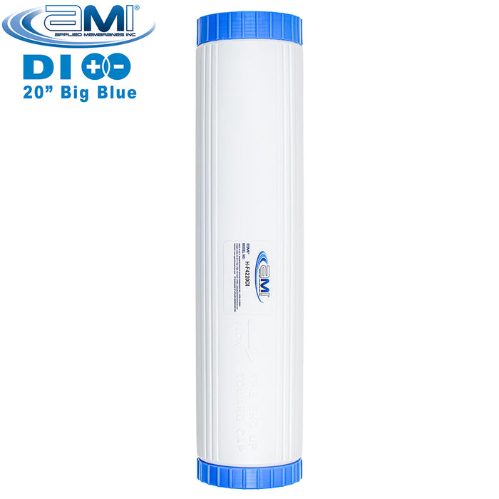 20" Big Blue | Deionization Filter Cartridge (DI Filter) | For High Purity Water
