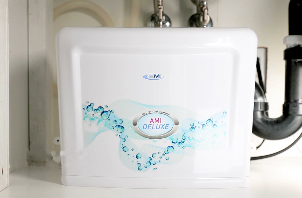 AMI Deluxe - Mineral RO + UF Drinking Water System with TDS Control & Booster Pump