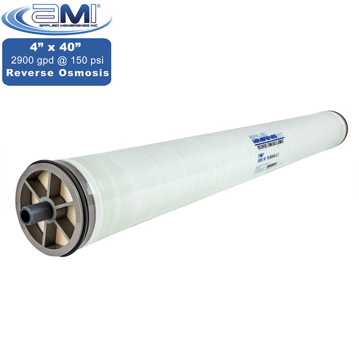 4" x 40" | 2,900 GPD  at 150 PSI | FRP Wrapped | Low Energy Commercial RO Membrane | Applied Membranes