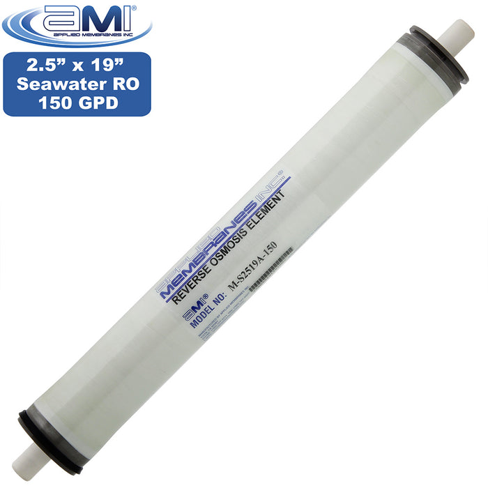 2.5"x19" | 150 gpd | Seawater RO Membrane for Village Marine Watermaker |  Replaces AquaPro 33-3000