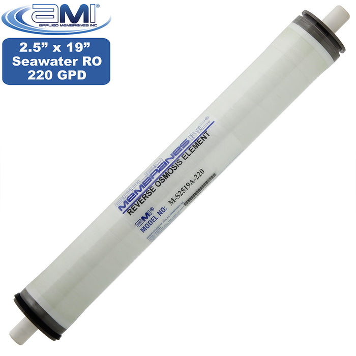 2.5"x19" | 220 gpd | Seawater RO Membrane for Village Marine Watermaker | Replaces AquaPro 33-2519