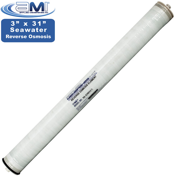 3"x31" | 700 gpd | Seawater RO Membrane for Sea Recovery Watermaker | Replaces 2724011333 & 33-3004