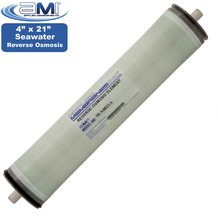 4"x21" | 800 GPD | 99.6% Salt Rejection | Watermaker Seawater RO Membrane | Applied Membranes