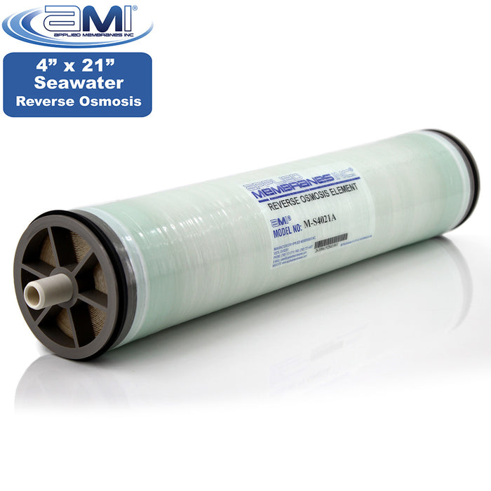 4"x21" | 800 GPD | 99.6% Salt Rejection | Watermaker Seawater RO Membrane | Applied Membranes