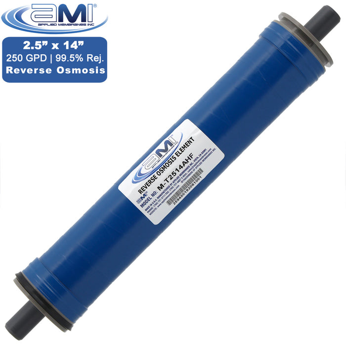2.5” x 14” | 250 GPD High Flow Reverse Osmosis RO Membrane | Applied Membranes