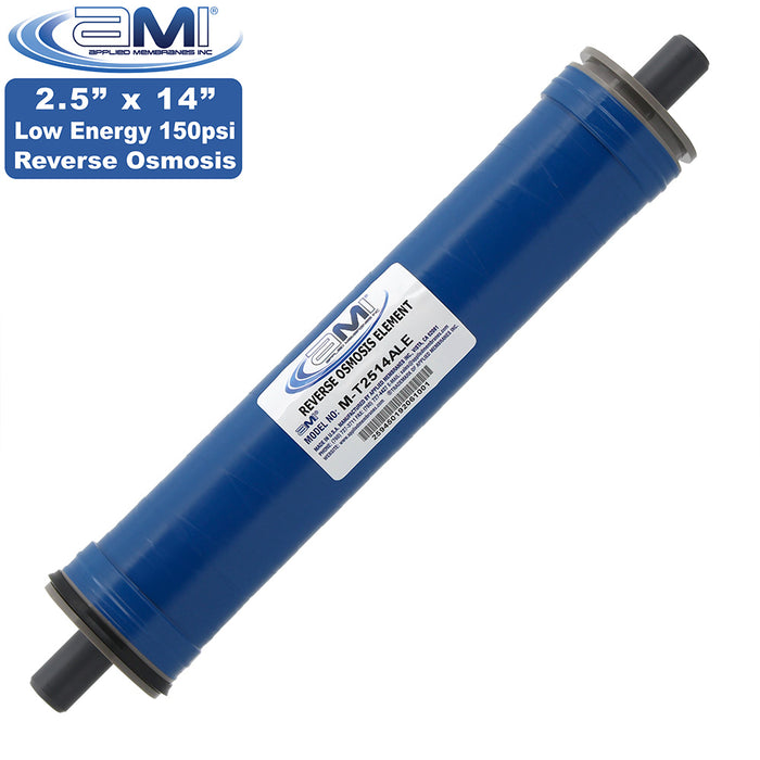 2.5” x 14” | 264 GPD | 150 PSI | Low Energy RO Membrane | Applied Membranes