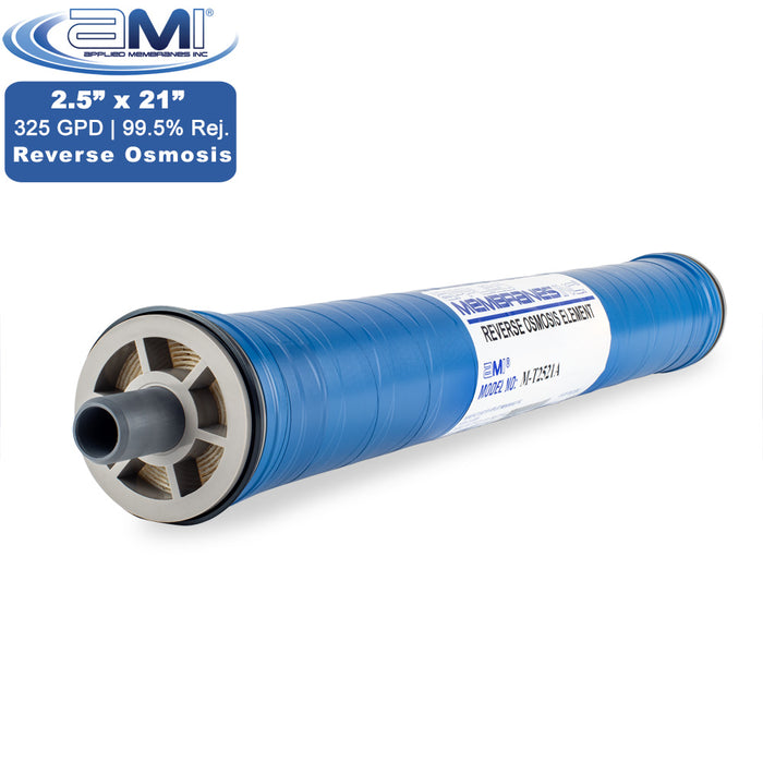 2.5" x 21" | 325 GPD Commercial Reverse Osmosis RO Membrane | Applied Membranes