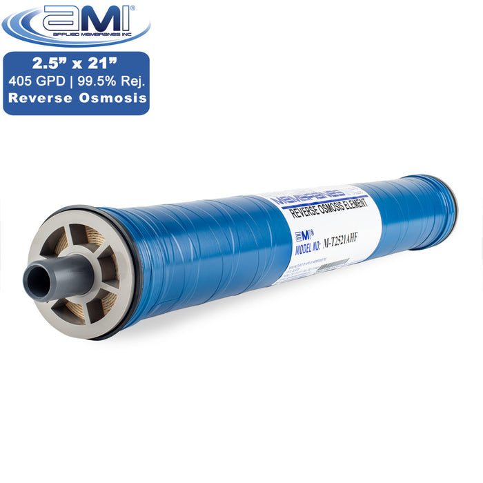 2.5” x 21” | 405 GPD High Flow Reverse Osmosis RO Membrane | Applied Membranes