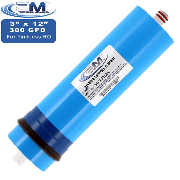 AMI 3"x12" | 300 GPD | High Flow Tankless RO Membrane
