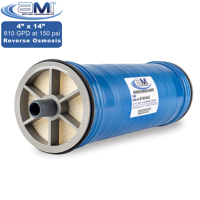 4" x 14" | 610 GPD | 150 PSI | Low Energy RO Membrane | Applied Membranes