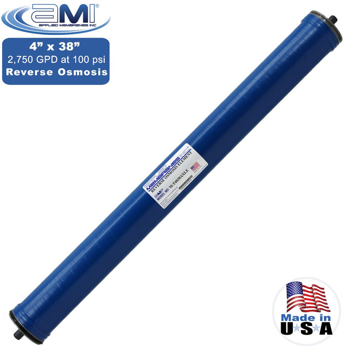 4" x 38" | 2,750 GPD | 100 PSI |  XLE Extra-Low Energy RO Membrane | Applied Membranes