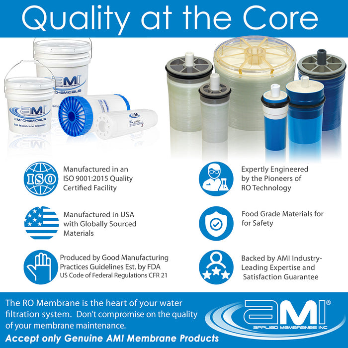 Acid RO Membrane Cleaning Cartridge | 10" Standard Size | Low pH Membrane Cleaner to Remove Scale