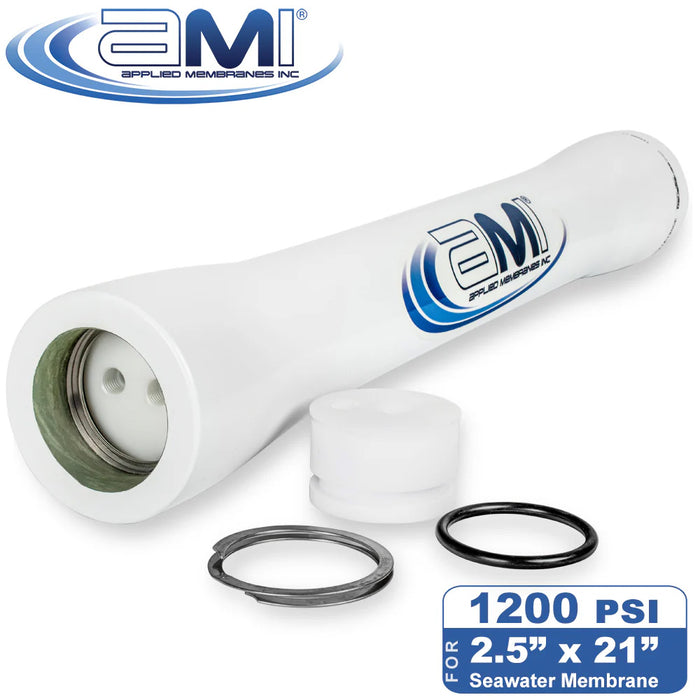 2.5" x 21" Fiberglass/FRP Seawater Membrane Housing Pressure Vessel for Watermaker