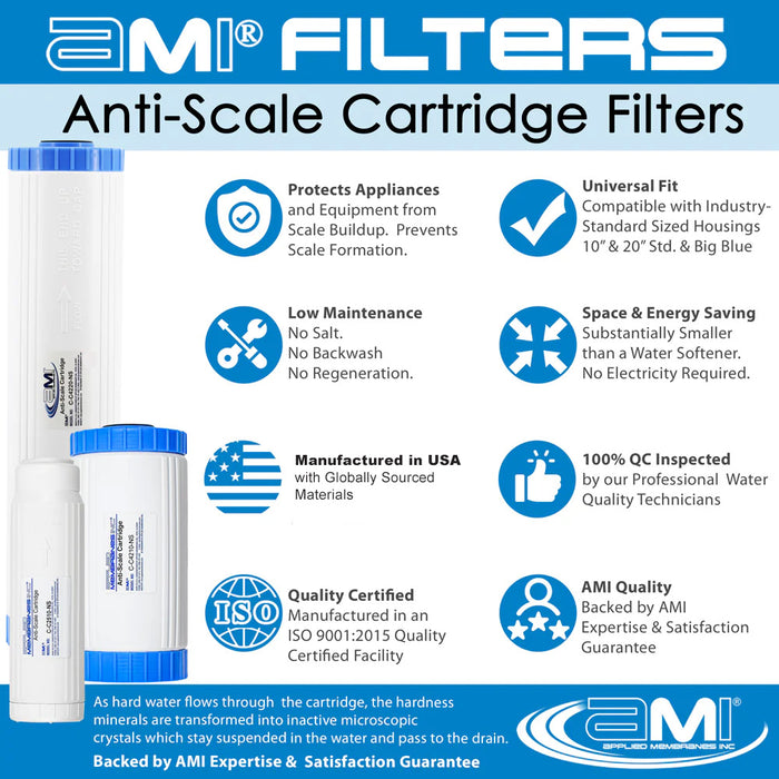Anti-Scale Filter Cartridge | 20" Big Blue | Applied Membranes