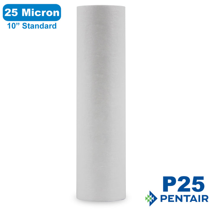 Pentek P25 | 25 Micron | 10" Standard | Pentair Water Sediment Filter Cartridge