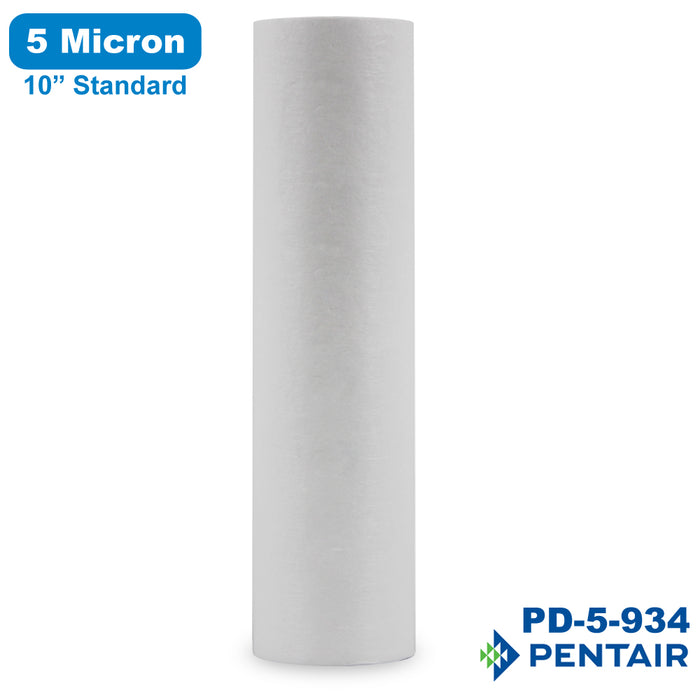 Pentek PD-5-934 | 5 Micron | 10" Standard | Pentair Water Sediment Filter Cartridge