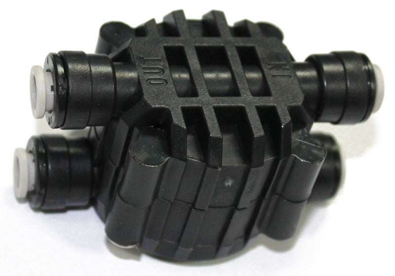 QC Quick Connect Auto Shut-Off Valve ASO for Home RO | Color: Black | AMI Brand