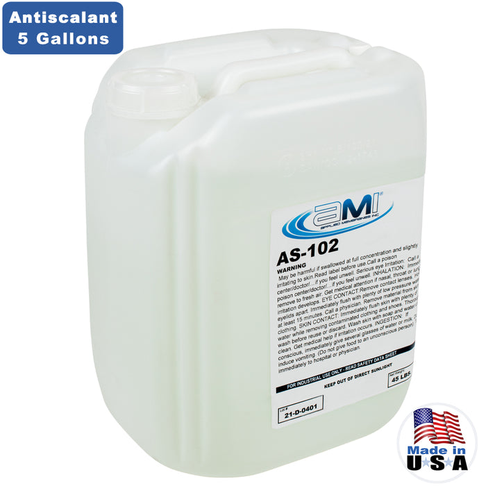 Antiscalant for RO Membrane Water Treatment Systems - Anti-scale Water Additive | 5 Gallon Container