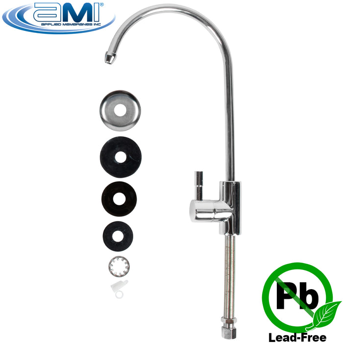 AMI Designer RO Faucet | Long Reach | Chrome | Non Airgap