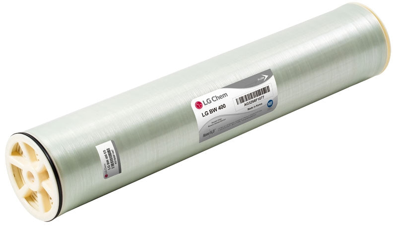 8"x40" Brackish Water | 11,500 GPD | 150 psi | 99.6% Rej | 440 ft2 | LG Chem RO Membrane