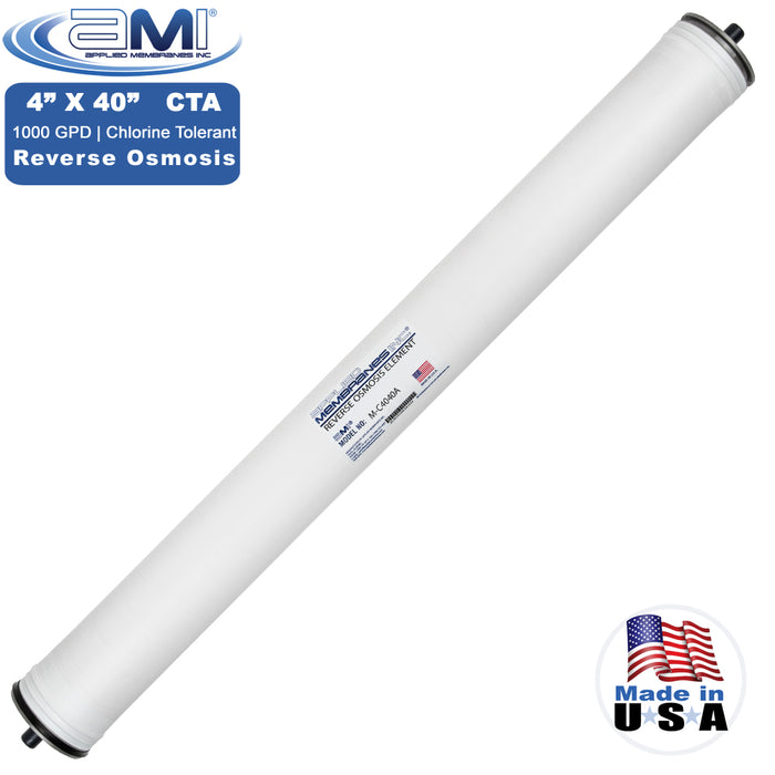 4" x 40" | CTA Commercial Reverse Osmosis RO Membrane | Chlorine Tolerant | Applied Membranes