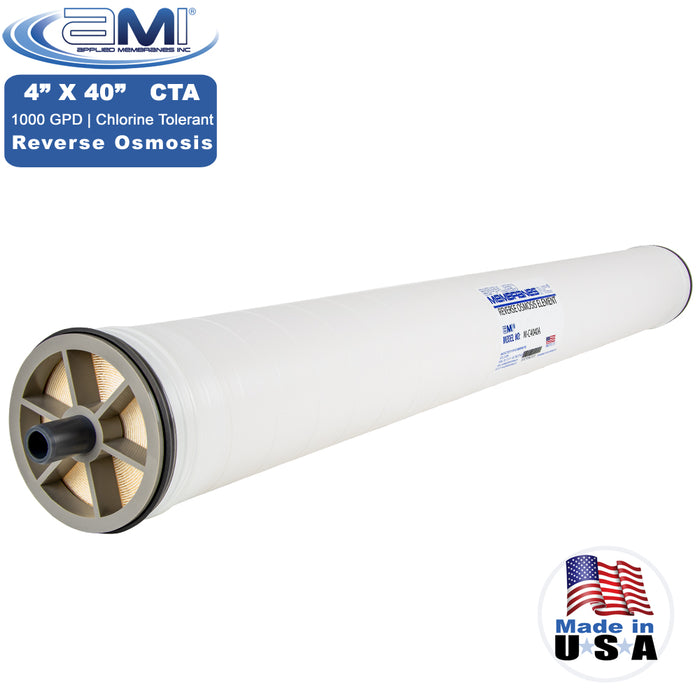 4" x 40" | CTA Commercial Reverse Osmosis RO Membrane | Chlorine Tolerant | Applied Membranes