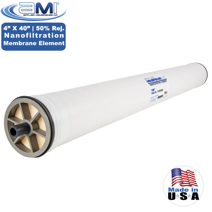 4" x 40" Nanofiltration Membrane | NF 50| 50% Salt Rejection