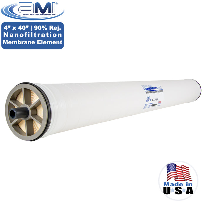 4" x 40" Nanofiltration Membrane | NF 90|  90% Salt Rejection