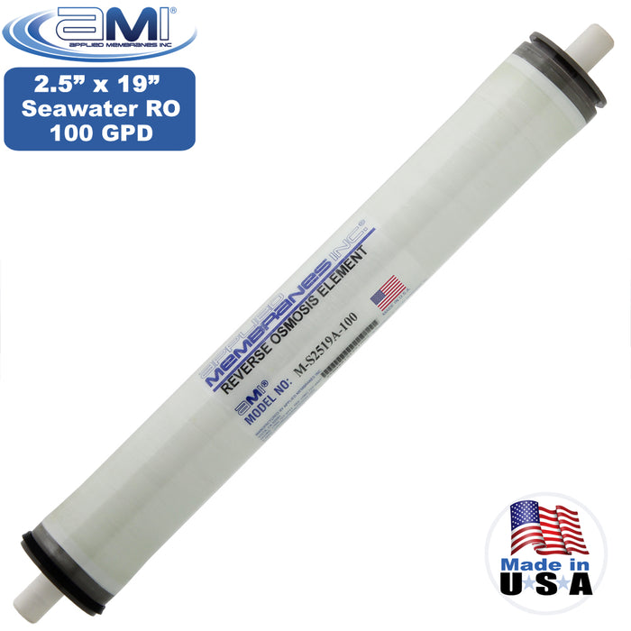 2.5"x19" | 100 gpd | Seawater RO Membrane for Village Marine Watermaker