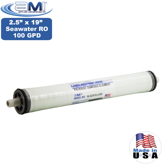 2.5"x19" | 100 gpd | Seawater RO Membrane for Village Marine Watermaker