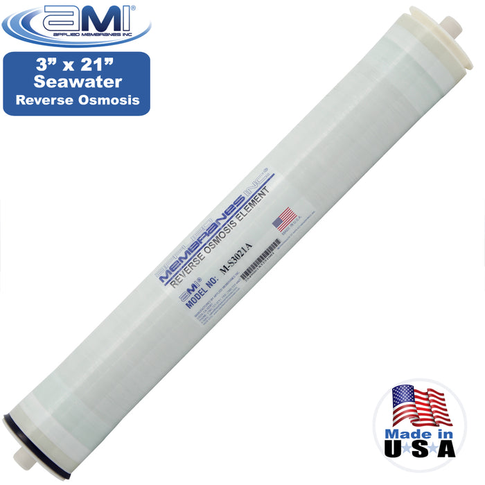 3"x21" | 450 gpd | Seawater RO Membrane for Sea Recovery Watermaker | Replaces 2724011233