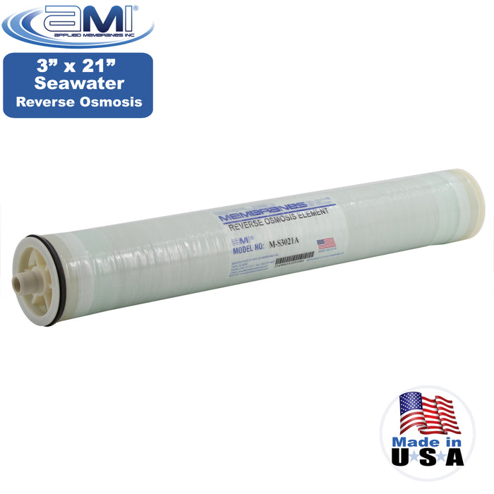 3"x21" | 450 gpd | Seawater RO Membrane for Sea Recovery Watermaker | Replaces 2724011233