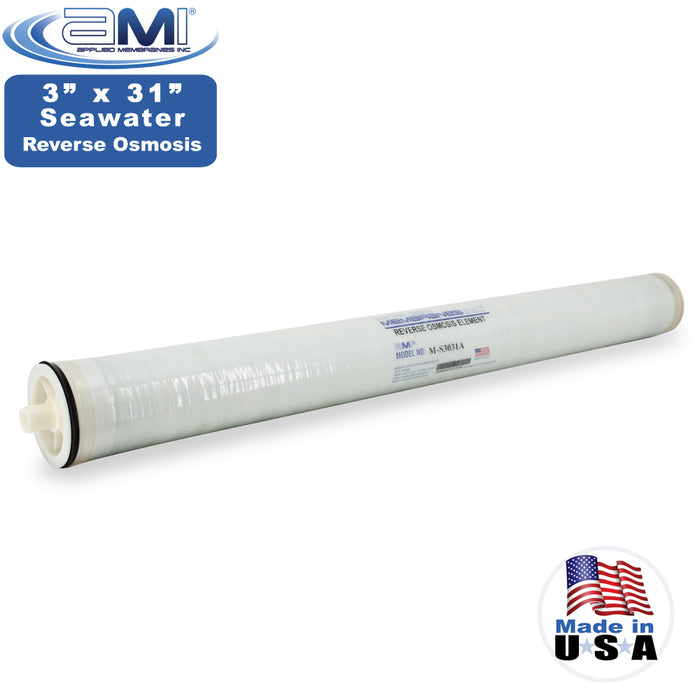 3"x31" | 700 gpd | Seawater RO Membrane for Sea Recovery Watermaker | Replaces 2724011333 & 33-3004