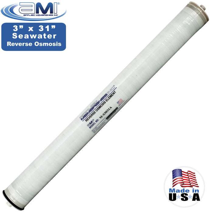 3"x31" | 700 gpd | Seawater RO Membrane for Sea Recovery Watermaker | Replaces 2724011333 & 33-3004