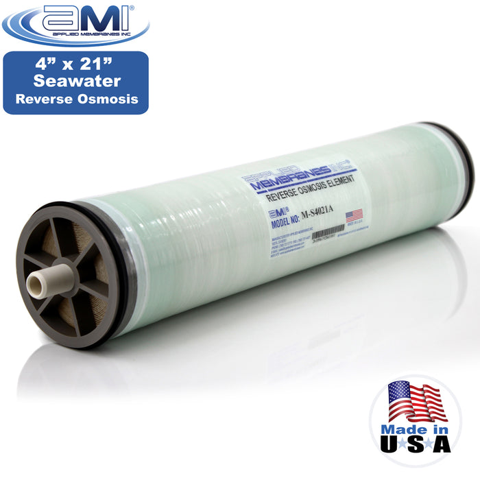 4"x21" | 800 GPD | 99.6% Salt Rejection | Watermaker Seawater RO Membrane | Applied Membranes