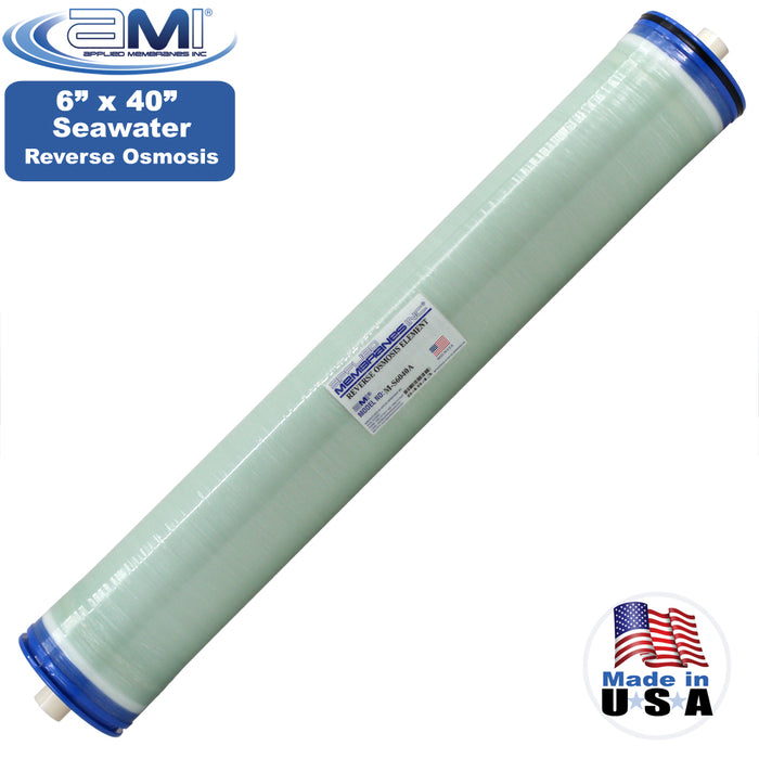 6"x40" | 2,500 gpd | Seawater RO Membrane Replacement for Aquapro 33-0036