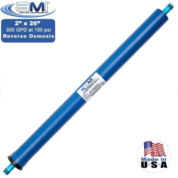 2” x 26” | 300 GPD | 150 PSI | Low Energy RO Membrane | Applied Membranes