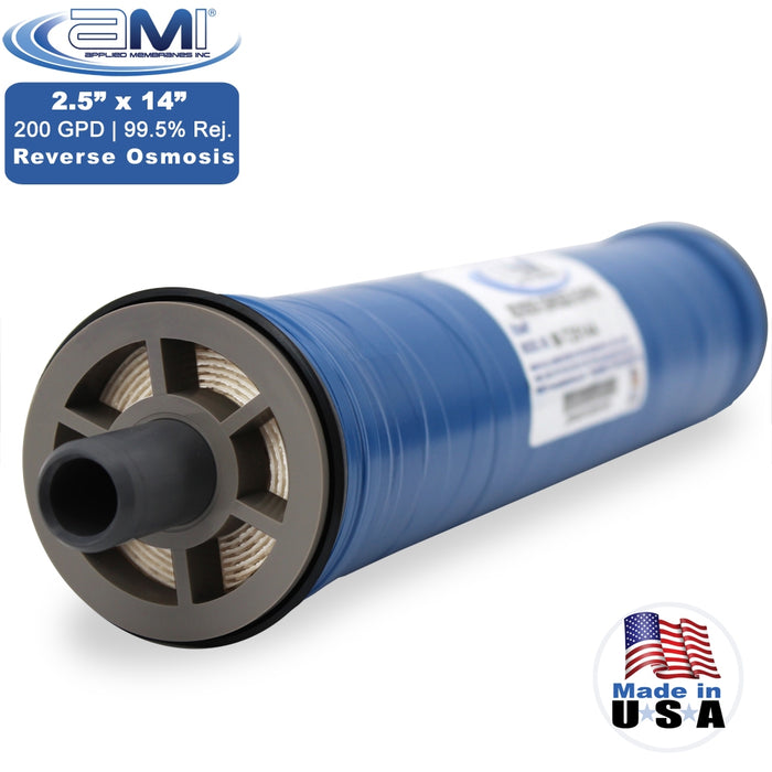 2.5" x 14” | 200 GPD Commercial Reverse Osmosis RO Membrane | Applied Membranes