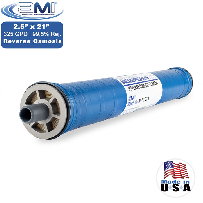 2.5" x 21" | 325 GPD Commercial Reverse Osmosis RO Membrane | Applied Membranes