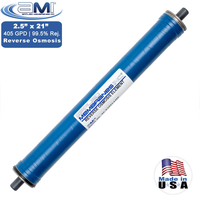 2.5” x 21” | 405 GPD High Flow Reverse Osmosis RO Membrane | Applied Membranes