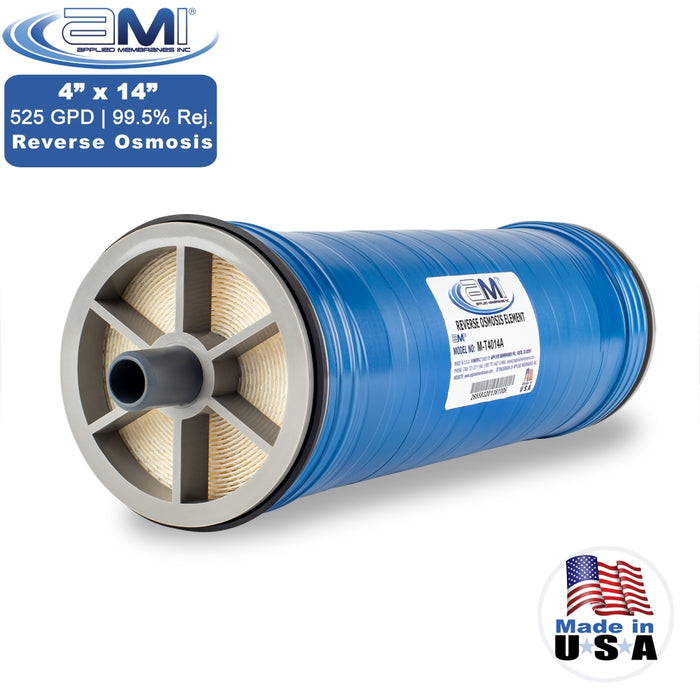 4" x 14" | 525 GPD Commercial Reverse Osmosis RO Membrane | Applied Membranes (Replaces TW30-4014)