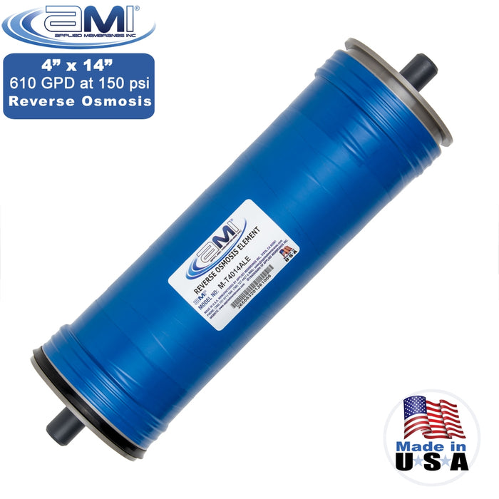 4" x 14" | 610 GPD | 150 PSI | Low Energy RO Membrane | Applied Membranes