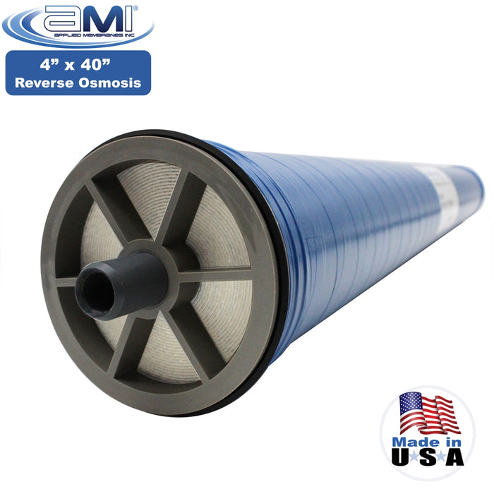 4" x 40" | 3,000 GPD High Flow Commercial Reverse Osmosis RO Membrane | Applied Membranes