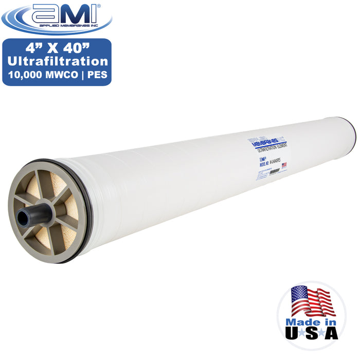 4" x 40" Ultrafiltration Membrane | Polyethersulfone (PES) UF | 10,000 MWCO